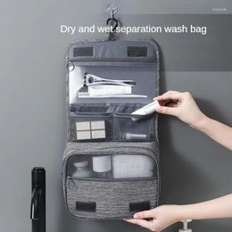 Storage Bags Travel Bag Business Trips Carrying Large Capacity Toiletry Hanging Dry And Wet Separation Toiletries Pocket