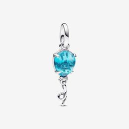 Wholesale Blue Balloon Dangle Charm Pandoras 925 Sterling Silver Luxury Charm Set Bracelet Making charms Designer Necklace Pendant Original Box TOP quality