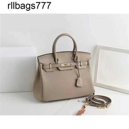 Bk Tote Bag Leather 2024 Lychee Pattern Top Layer Cow Women's Single Shoulder Messenger Handbag Fashionable and Versatile