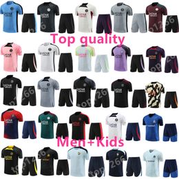 tracksuit Paris tracksuit training mbappe chandal 2024 25 survetement foot tuta retro futbol Soccer tracksuit football tracksuit kid men and kids kit