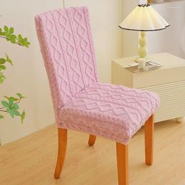 Chair Covers Soft Elastic Slipcovers Protector Stretch Slipcover Office Living Room Thicken Jacquard Velvet Seat Backrest Cover