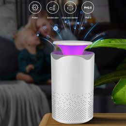 Air Purifiers 2-in-1 Air Purifier Portable Night Light Air Purifier Philtre Formaldehyde Removal USB Charging for Bedroom Office Living RoomY240329