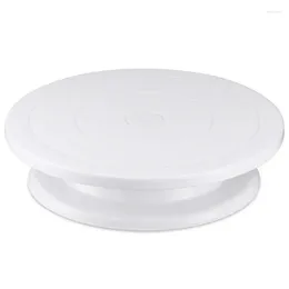 Baking Tools 11inch Plastic Cake Turntable Rotating Dough Pastry Decorating Cream Stand Rotary Table DIY Pan Tool