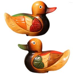 Decorative Figurines Of Mandarin Ducks Statue Figurine Wedding Gift Decor