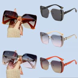 Womens sunglasses designers black gradient resin lenses oversized square sunshades glasses man vintage occchiali da sole uomo mix color eyewear hj093 E4