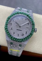 AMG factory watch 15400 Full Star 41mm CAL.3120 movement sapphire glass top Swarovski gemite 904L