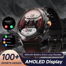 New 1.43 Inch AMOLED Smart Watch Rotating Button IP68 Waterproof Fitness Watch Smartwatch Voice Assistant Sport Heartrate Men