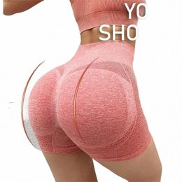 women Yoga Shorts High Waist Workout Shorts Fitn Yoga Lift Butt Fitn Ladies Yoga Gym Running Short Pants Sportswear r3ym#