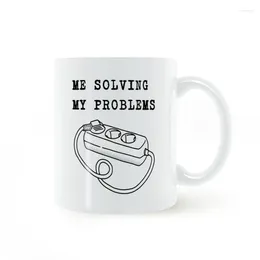Mugs Me Solving My Problems Mug Ceramic Cup Gifts 11oz