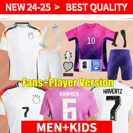 2024 مشجعي لاعب النسخة Germanys Soccer Jerseys Green Red Women Men Kids Kit Hummels REUS FOURBALITY SHIRT BOYS KROOS WERNER GNABRY DRAXLER MULLER GOTSE 24 25