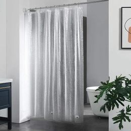 Shower Curtains Waterproof Curtain Bathroom Screens With Hook Bathtub Mildew Home Luxury