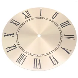 Wall Clocks High Quality For Livingroom Bedroom Decoration Clock Dial Face Artware Flat Profile Outside 243MM Roman Numeral