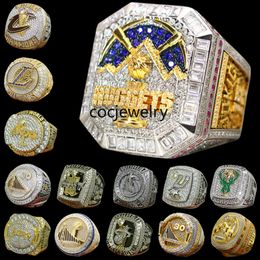Designer World Basketball Championship Ring Set Luxury 14K Gold 2023 Nuggets JOKIC Champions Rings For Mens Women Star Diamond Sport Jewellery