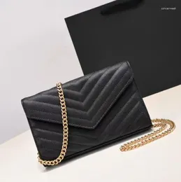 Evening Bags Luxury Handbags Designer Wallet On Chain Magnet Clasp Women Top Quality Purse Square Crossbody Bag Flap Shoulder