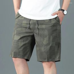 Men's Shorts Workwear Summer Thin Breathable Loose Fitting Oversized Pure Cotton Beach Pants Trendy And Fashionable