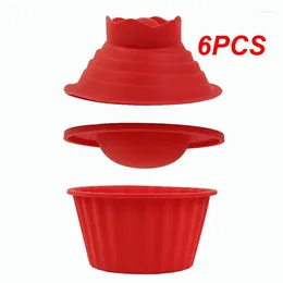 Baking Moulds 6PCS Versatile Easy Decorating Flexible Material Kitchen Essential Innovative Cupcake Ideas To Use