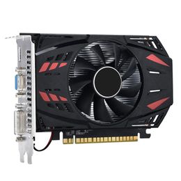 GT730 PC-Desktop-Grafikkarten PCIE20 16X Computergrafik mit Lüfter HDVGADVI DDR3 4 GB Gaming-Karte 240318