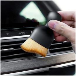 Cleaning Brushes Car Air Vent Soft Brush With Casing Interior Tool Artificial Crevice Dusting Detailing Drop Delivery Home Garden Ho Dhfib