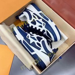 2024 Designer Skate Sneakers Damen Herren Mesh Abloh Sneaker Plattform Virgil Maxi Freizeitschuhe Schnürschuh Läufer Trainer Brotschuh GROSSE GRÖSSE 35-47 M39