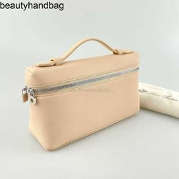 Loro Piano l19 luxurys pocket extra Evening Bag Genuine Leather Womens handbag fashion mens Designer Cross Body Totes Clutch Toiletry Kits Key Wallets Shoulder Bags