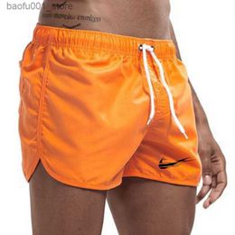 Men's Shorts Mens Luxury Brand Beach Shorts Quick-drying Movement Surfing Breechcloth Swimwear Running Sport Ocean Swimming Trunk Scanties Q240329