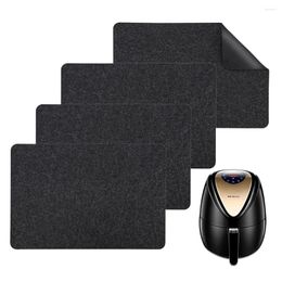 Table Mats 4Pcs Air Fryer Pad Multipurpose Heat-Resistant Kitchen Counter Mat Non-Slip Countertop Protector For Cooking Tool