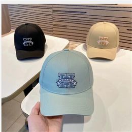 2024 the latest original single H baseball cap web celebrity couples high-end breathable sun hat sunshade hat versatile men and women's hats