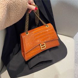 Designer bag 2024 Handbags Crocodile texture and atmospheric womens summer niche elegant single shoulder chain for women