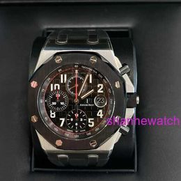 AP Sports Wrist Watch Royal Oak Offshore Series 26470SO Precision Steel Ceramic Ring Vampire Mens Timekeeping Fashion Causal Business Sports Machinery Watch