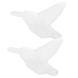 Window Stickers 2 Pcs Bird Glass Sticker Cling Decal Birthday Decoration For Girl DIY Laser