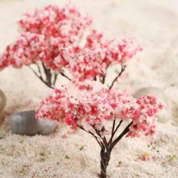 Garden Decorations High Quality Tree Model HO OO Scale Parts Plastic Railroad Layout Scene Decoration Supply Accessories