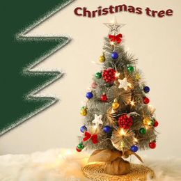 Christmas Decorations Tree Ornaments Green Exquisite And Compact Lifelike Shape Realistic Craftsmanship Easy To Store Decoration