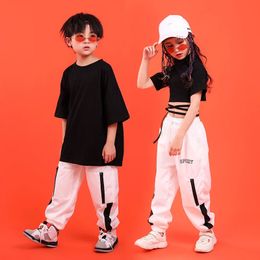 Childrens Clothing Sets Summer Short Sleeve Active Suits Letter Print Teens Streetwear Clothes 2pcs Boys Hip Hop Costume 240323