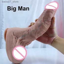 Other Massage Items Big Penis Realistic Dildo Thrushing Sexy Tools Silicone Sution Cup Female Masturbator Dick Adult Anal Sex Toys New Product Store Q240329
