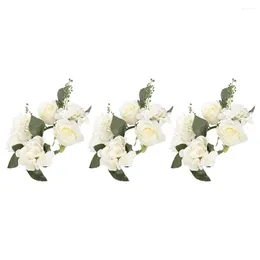 Decorative Flowers Flower Centerpieces Tables Candlestick Garland Dinner Decorations Wedding Layout Props