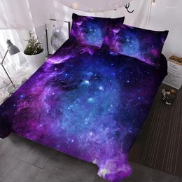 Bedding Sets Beautiful Starry Sky Design Set For Girls And Women Decorative 3 Piece Duvet Cover With 2 Pillow Shams