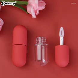Storage Bottles 4.5ML Lip Gloss Tube Mini Cute Portable Lipstick Refillable Transparent Oil Wand