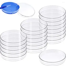 Storage Bottles Biological Plastic 90x15mm 55x15mm Transparent Sterile Petri Dishes Clear Dish Bacteria Culture