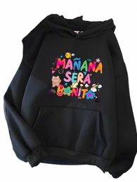 hirsisan Rainbow Letter Print Women Sweatshirt Soft Warm Casual Female Hoodies 2023 Autumn New Loose Fleece Tops for Girls L43A#