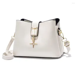 Shoulder Bags Selling Bucket Bag Women's 2024 Trendy Fashion Large-capacity Messenger Soft Leather Luxury