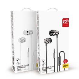X10Pro earphone suitable for Android mobile phones and computers karaoke recording studio in-ear metal limited earphone sound quality is layered free shipping