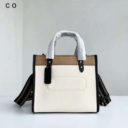 Luxury Fashion Diagonal Package Shop Free Shipping Olai New Womens Bag Calf One Shoulder Crossbody Horizontal Tote Field Tote30 Milk Tea Shopping