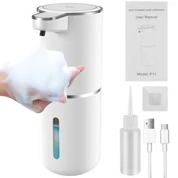 Liquid Soap Dispenser Automatic 500mAh Rechargeable Touchless 380ML Smart 4 Levels Adjustable Electric