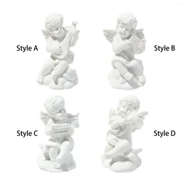 Decorative Figurines Little Angel Statue Desktop Ornament For Cabinet Shelf Bedroom