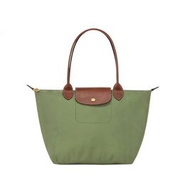 Large Capacity Classic Totebags Folding Design Fashion Casual Single Shoulder Bag Women Nylon Handbags Shopping Bag