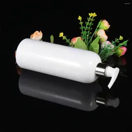 Storage Bottles 3 PCS Pump Glass Bottle Hand Dispenser Soap Spiral Shampoo Container Lotion