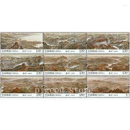 Gift Wrap 2024-22 China Stamps Great Wall 9 Pieces Souvenir Sheet Philately Postage Collection