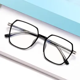 Sunglasses Frames Optical Glasses For Men Full Rim Male Eyeglasses With Recipe Alloy TR-90 Plastic High Quality Super Light-weighted