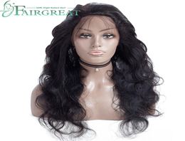 Brazilian 360Lace Front Human Hair Wigs For Women Brazilian Straight Wig With Baby Hair Natural Hairline 360 lace frontal wig9154769