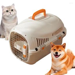 Cat Carriers Pet Transport Box Travel Washable Carrier Cats Portable Stress-Free Sturdy Detachable